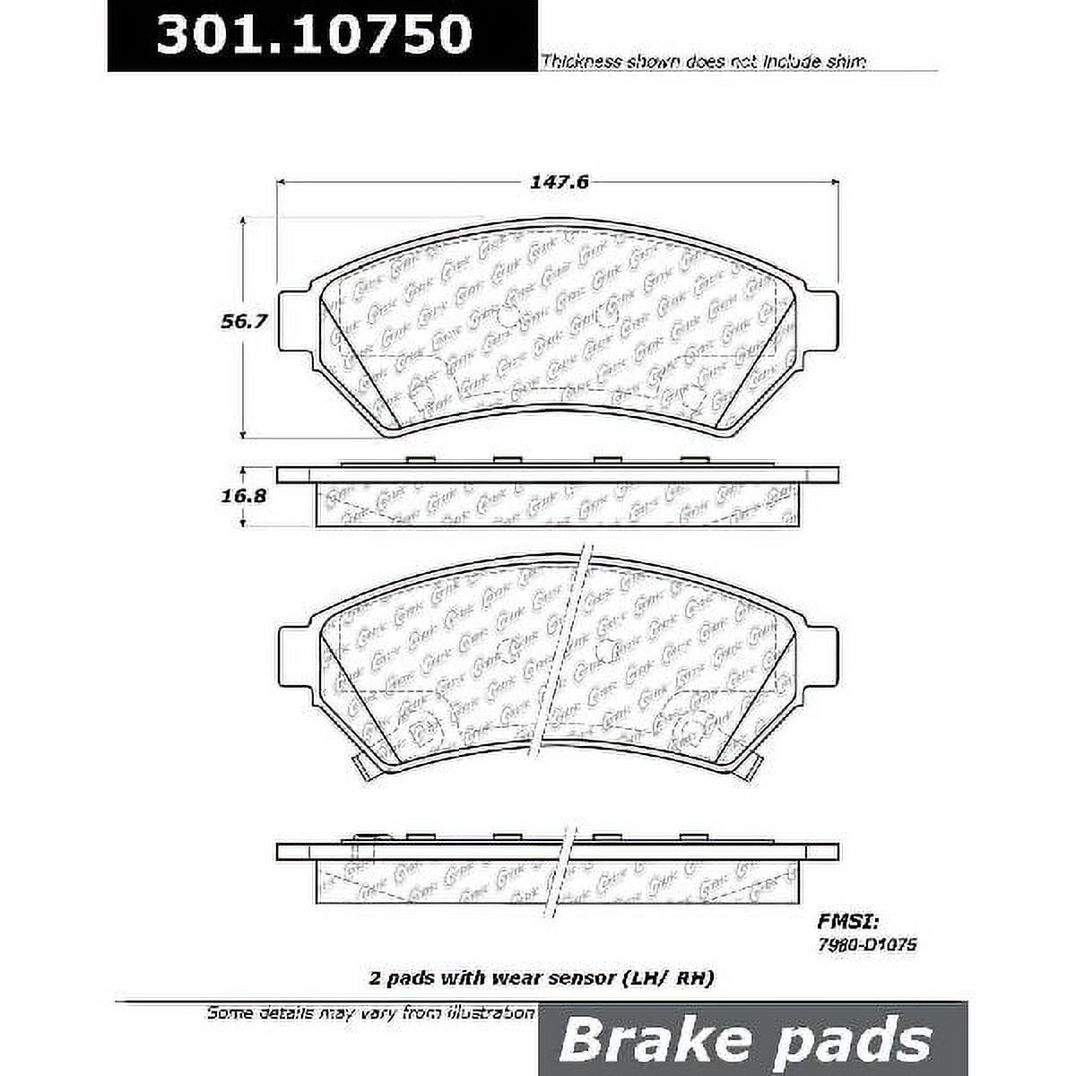 GoParts » 20112012 VPG MV1 Front Disc Brake Pad Set for VPG MV1