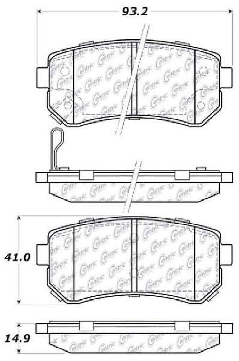 GoParts OE Replacement for 20102017 Hyundai Tucson Rear Disc Brake