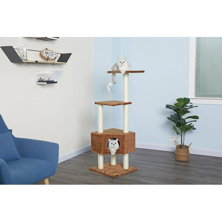 Go pet club 51 cat tree condo hot sale