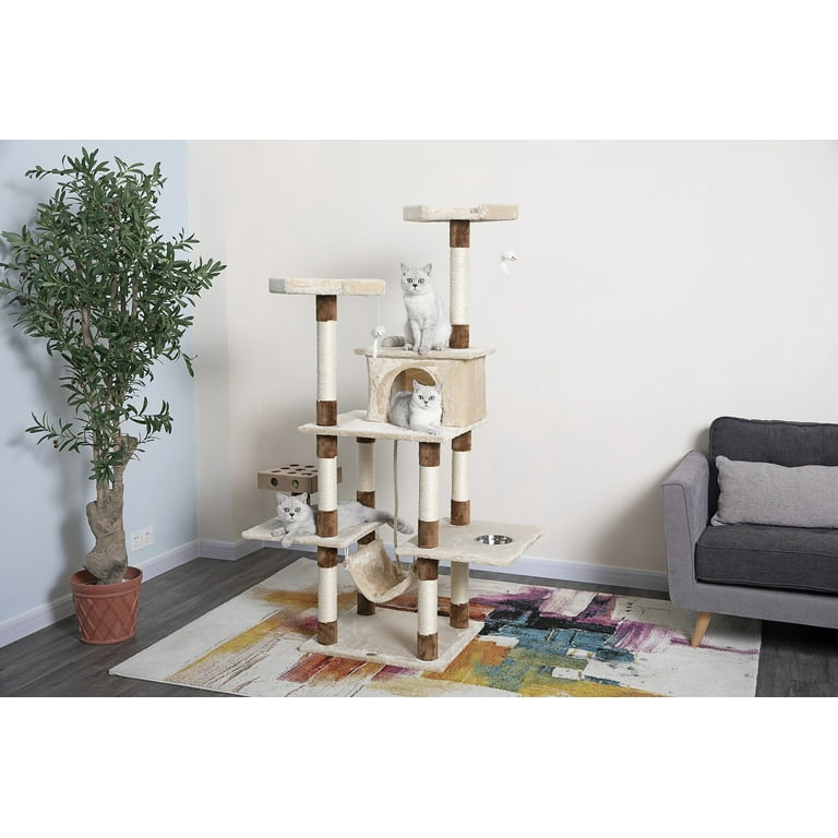 Go pet club iq busy box cat tree hot sale