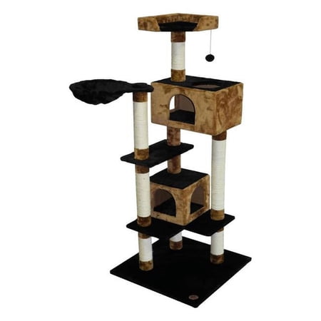 Go Pet Club  Cat Tree Scratcher Furniture - 31 x 25 x 61 in.