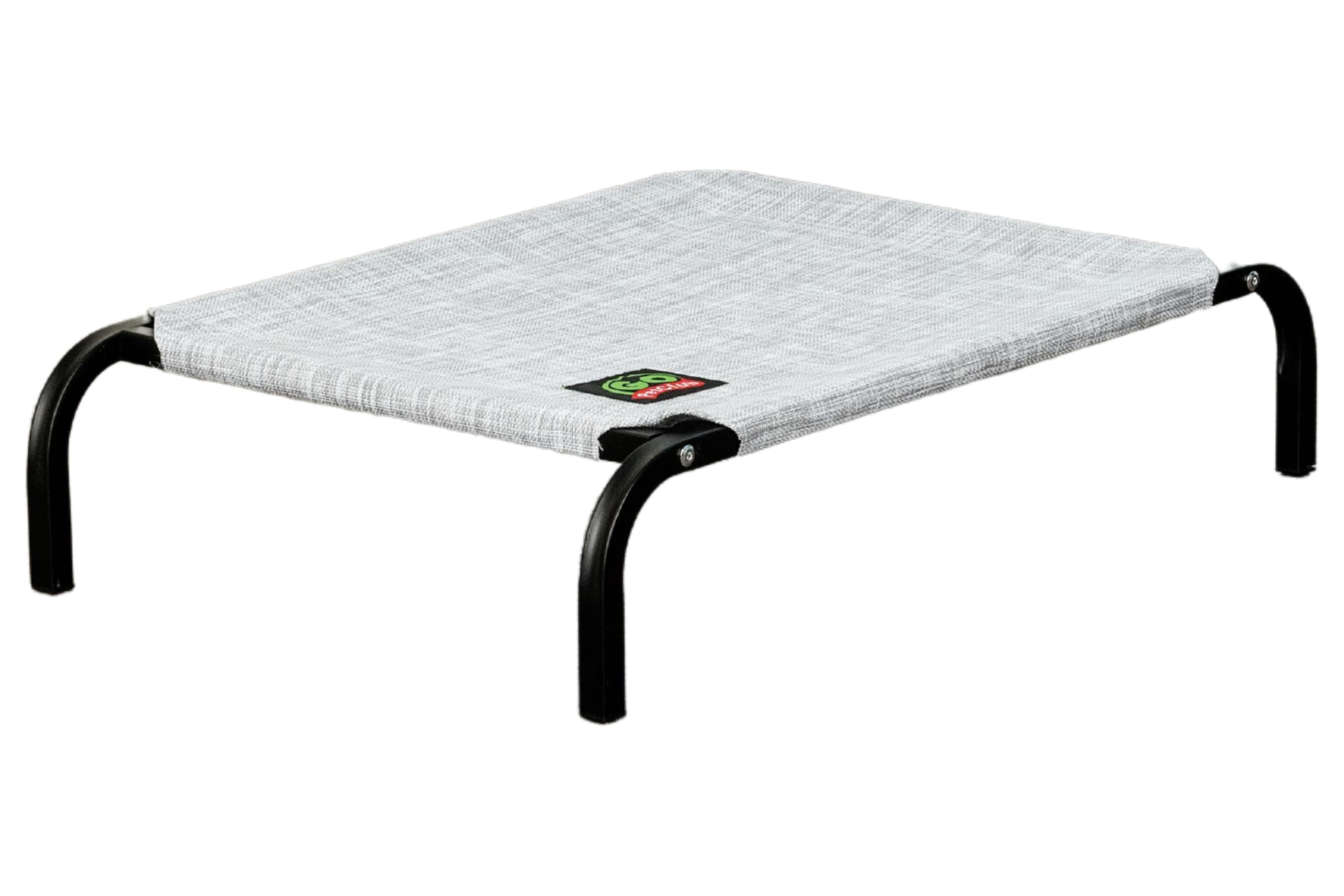 Go Pet Club Elevated Cooling Pet Cot Bed, Light Gray Heather