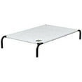 Go Pet Club Elevated Cooling Pet Cot Bed, Light Gray Heather