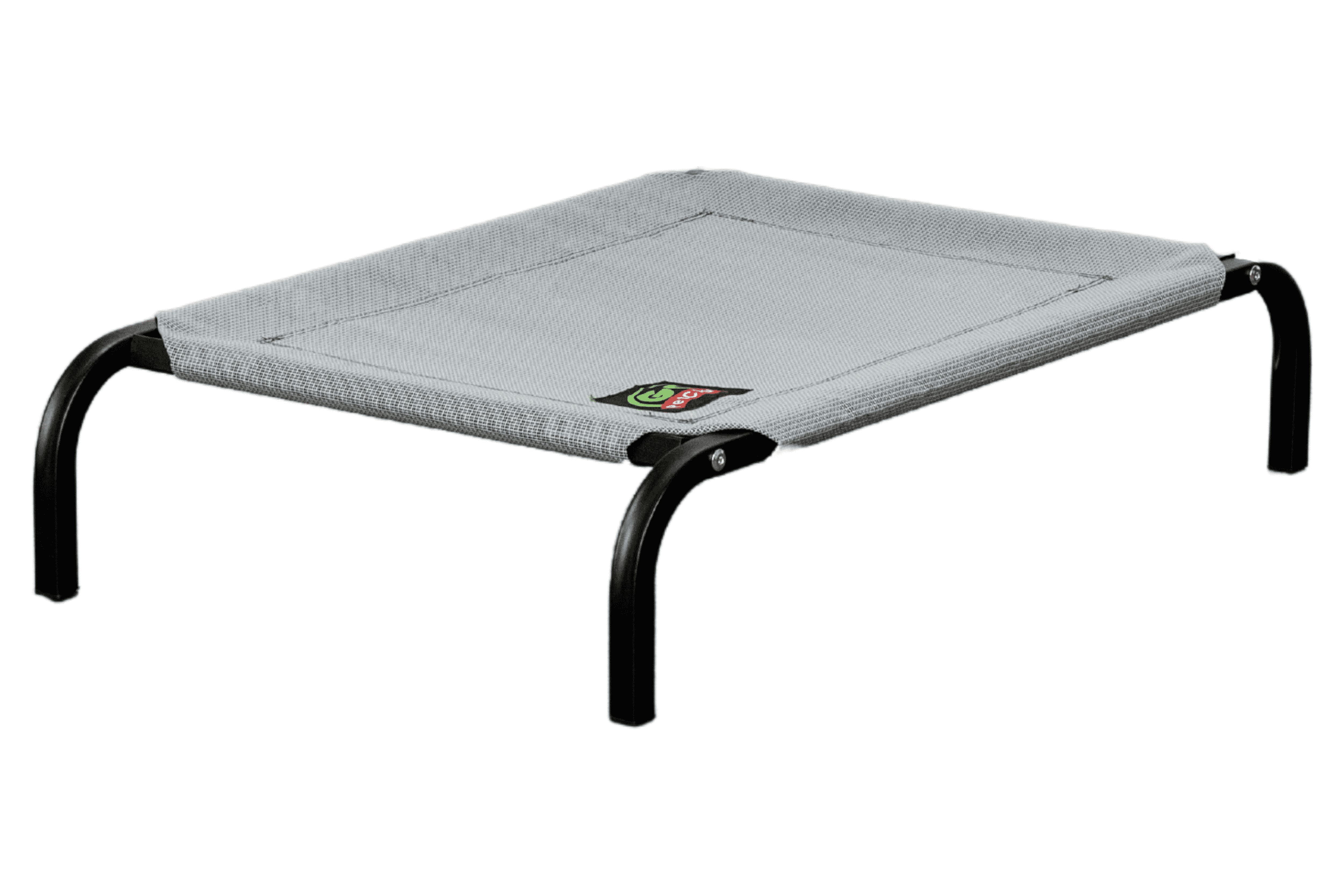 Go Pet Club Elevated Cooling Pet Cot Bed, Solid Grey