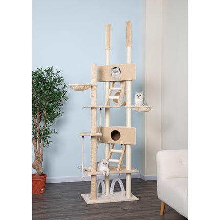 Go Pet Club FC03 106 in. Beige Cat Tree