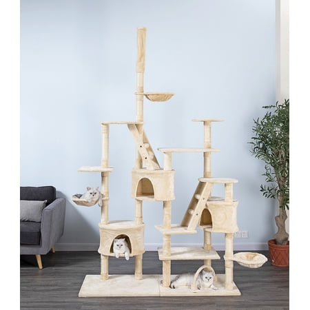 Go Pet Club FC07 106 in. Beige Cat Tree
