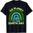thumbnail image 1 of Go Planet It's Your Earth Day 2024 Environmental Rainbow T-Shirt, 1 of 4
