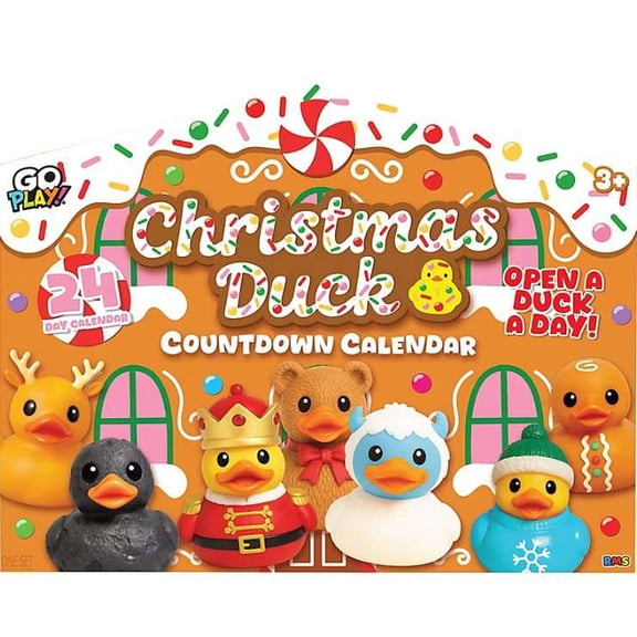 Go Play! Christmas Duck Advent Countdown Calendar [Open a Duck a Day For 24 Days!]