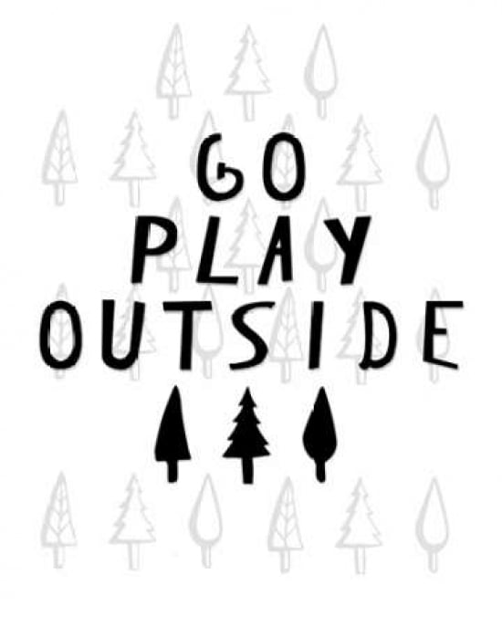 Go Play Outside Canvas Art - Amy Cummings (24 x 30)