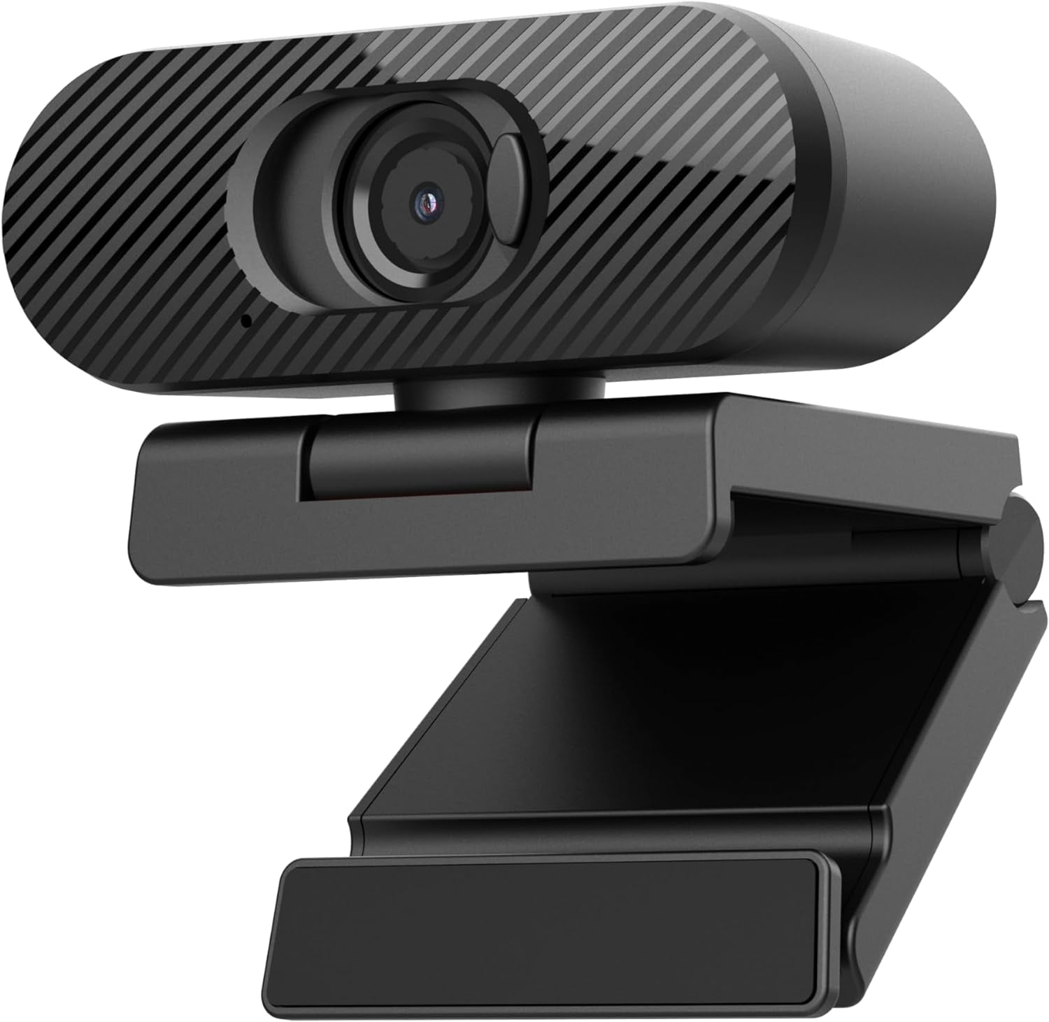 Go Pop Cam USB HD Webcam, Black, 1080P/30 FPS, 2.1 Megapixels, Built-in Privacy Shutter, Minimalist Portable Set-up, Clip-on Design Compatible with PC, Mac and Chromebook