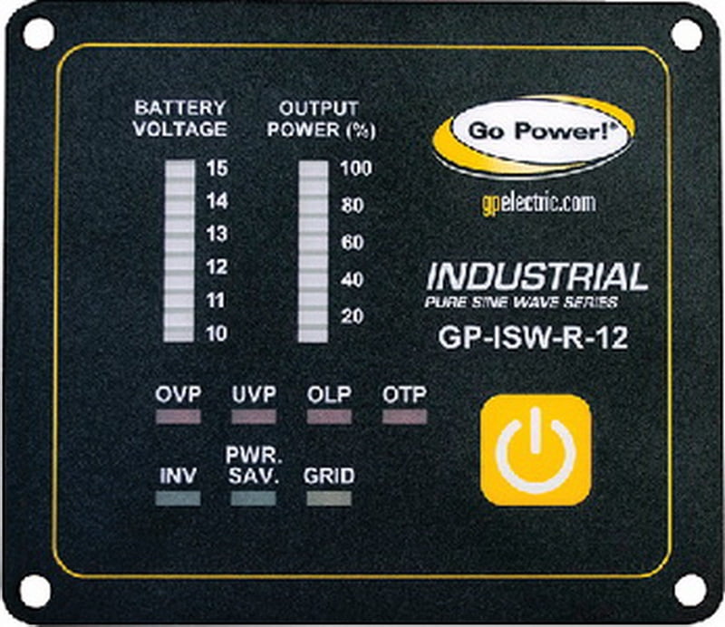 Go Power! 79999 GP-ISW-R-12 Industrial Pure Sine Wave Inverter Remote - 12 Volt
