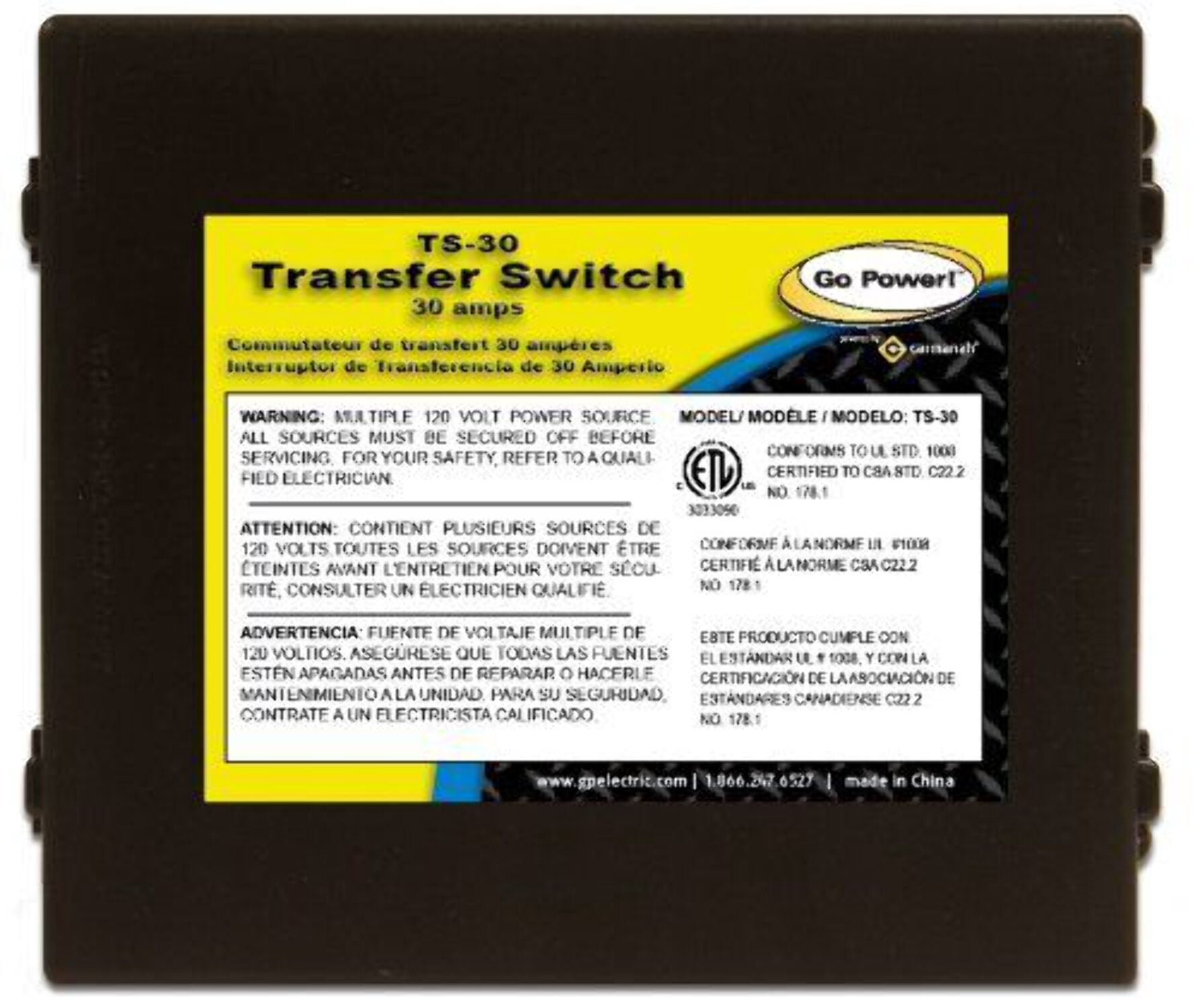TS-30 Automatic Transfer Switch