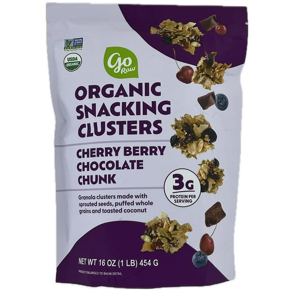 Go Raw Organic Snacking Clusters, Cherry Berry Chocolate Chunk (16 Ounce)