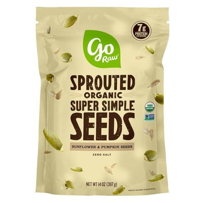 Go Raw Seed Simple Sprouted 14 oz (Pack of 6)