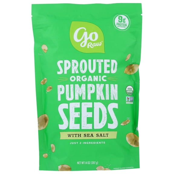 Go Raw Sprouted Seeds Pumpkin With Celtic Sea Salt , 14 Oz