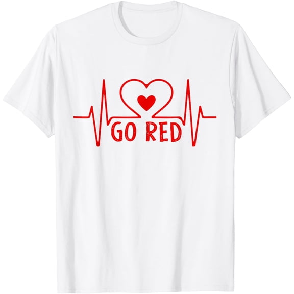 Go Red - American Heart Health Month Awareness In February T-Shirt