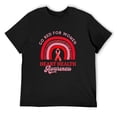 thumbnail image 1 of Go Red For Men Heart Health Awareness Heart Disease Sweatshirt Black X-Large, 1 of 5