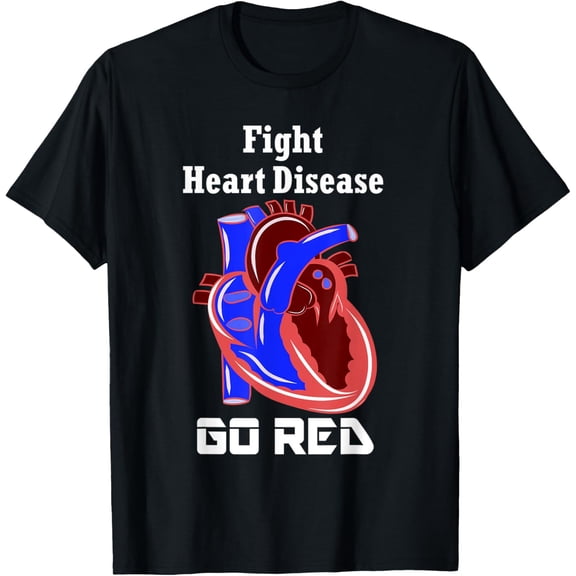 Go Red for Women Heart Disease Shirt, American Heart Month T-Shirt
