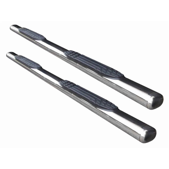 Go Rhino 4" 1000 Series Polished Nerf Bars Fits 2021-2026 Ford Bronco, 2022-2026 Bronco Raptor (104412973PS)