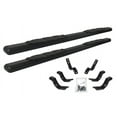 thumbnail image 1 of Go Rhino 105404687T 5" 1000 Series Side Steps with Mounting Brackets Kit For 07-19 Silverado 3500 HD, Sierra 2500 HD, Silverado 1500, Silverado 2500 HD, Sierra 1500, Sierra 3500 HD (Crew Cab Pickup), 1 of 6