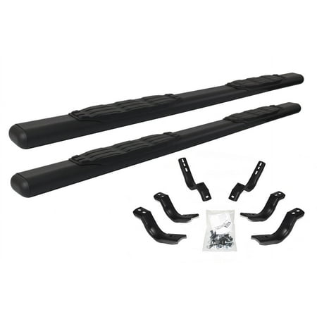 Go Rhino 105451687T 5" 1000 Series Side Steps with Mounting Brackets Kit For Jeep 20-23 Gladiator (Crew Cab Pickup)