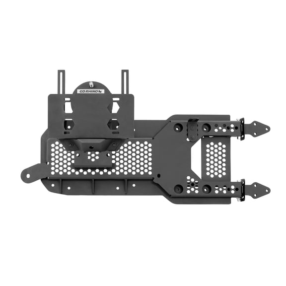 Go Rhino 27137T Rockline Low Profile Body Mount Tire Carrier For Jeep For Jeep 18-24 Wrangler, Jeep 18-24 Wrangler