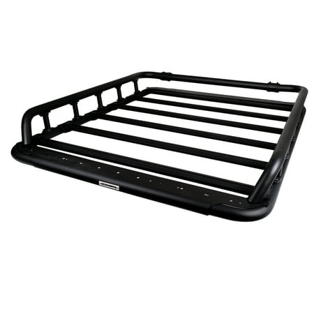 Go Rhino 5935362T SRM500 - 65" Flat Platform Roof Rack With Side & Rear Rail Kit
