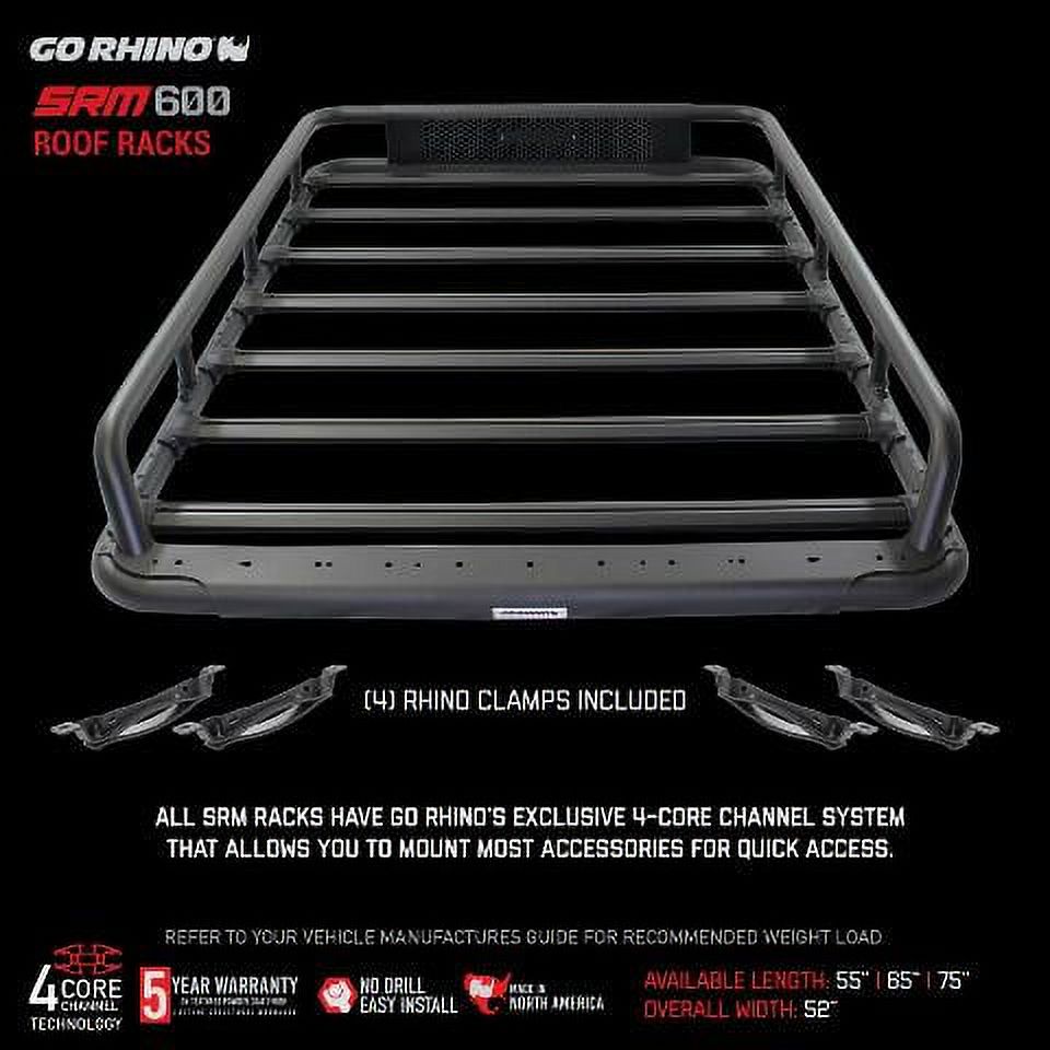 Go Rhino Back Rack Go Rhino 5936075T SRM600 75