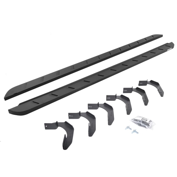 Go Rhino 63412680SPC RB10 Slim Line Running Boards with Mounting Brackets Kit For Ford 04-14 F-150 Fits select: 2004-2014 FORD F150