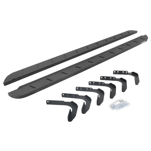 Go Rhino 63418087ST RB10 Slim Line Running Boards with Mounting Brackets Kit For Ford 99-16 F-250 Super Duty, Ford 99-16 F-350 Super Duty Fits select: 1999-2016 FORD F250, 1999-2016 FORD F350