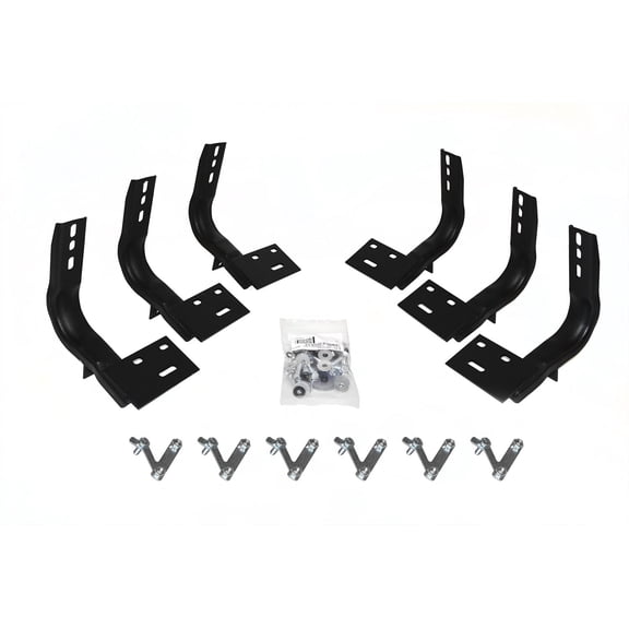 Go Rhino 6840995 OE Xtreme Cab Length Side Steps - MOUNTING BRACKETS ONLY For 09-24 Ram 3500, 1500, Ram 1500, Ram 2500, 3500, 2500