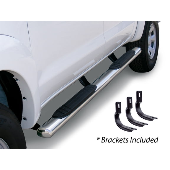 Go Rhino 684409787PS 4" OE Xtreme Side Steps with Mounting Brackets Kit For Dodge 02-08 Ram 1500, Dodge 03-09 Ram 2500, Dodge 03-09 Ram 3500 (Crew Cab Pickup)