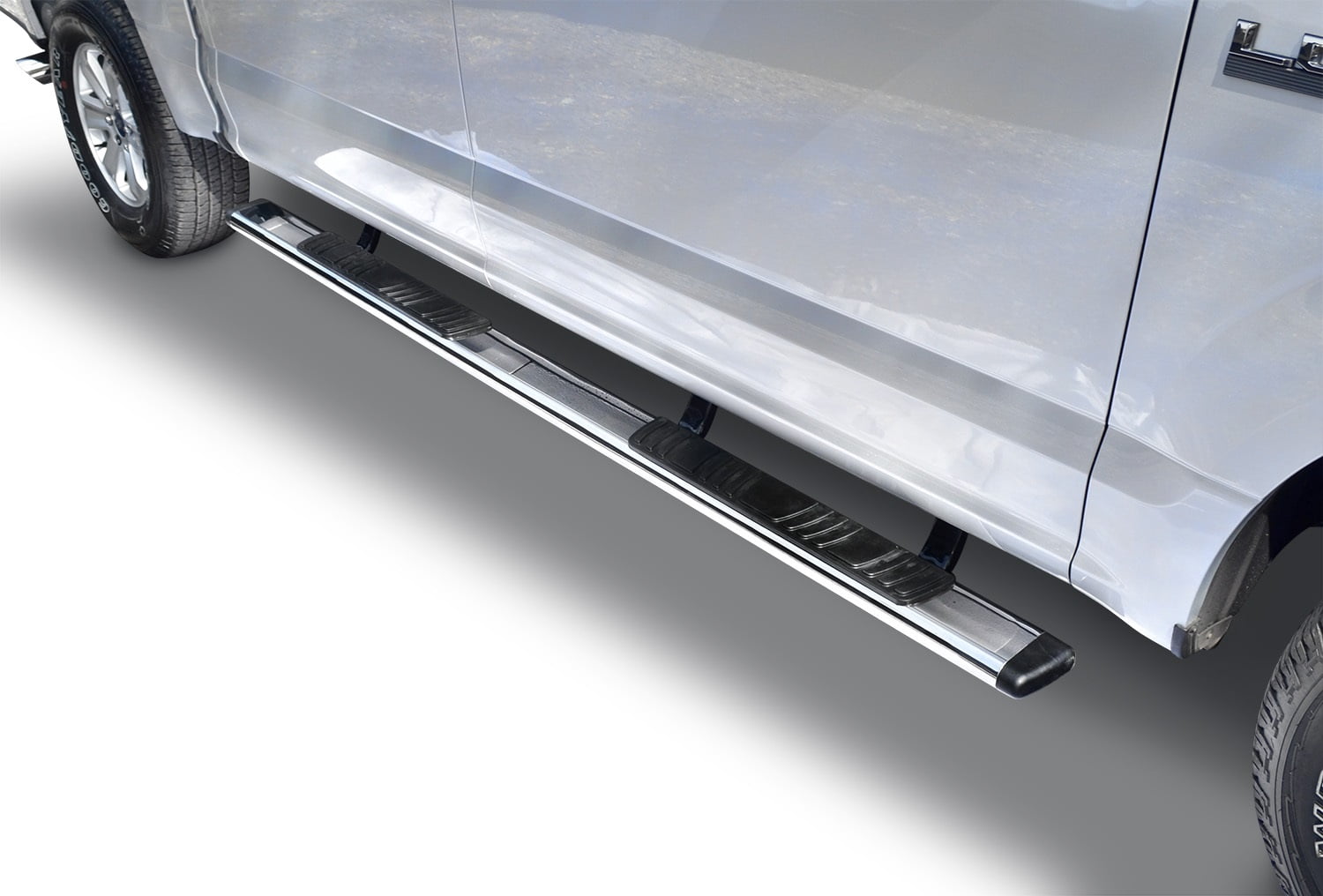 5 Inch OE Xtreme Low Profile SideSteps With Mounting Bracket Kit Textured Black 2015-2018 Ram 1500 Go Rhino
