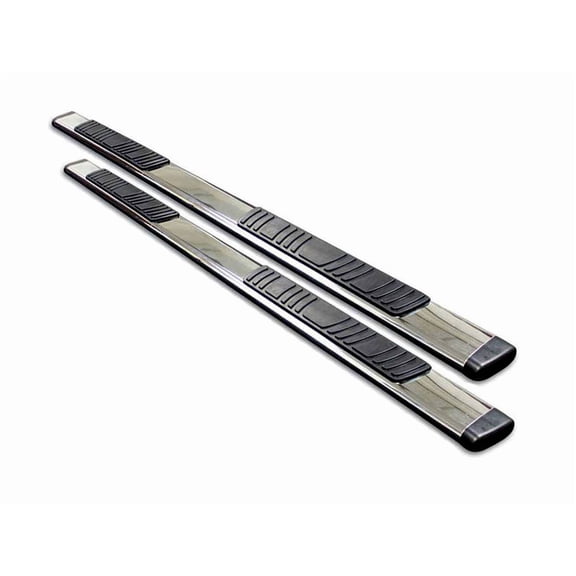 Go Rhino 685449980PS 5" OE Xtreme Low Profile Side Steps with Mounting Brackets Kit For Ram 19-24 1500 (Extended Cab Pickup)