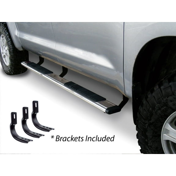 Go Rhino 685451687PS 5" OE Xtreme Low Profile Side Steps with Mounting Brackets Kit For Jeep 20-23 Gladiator