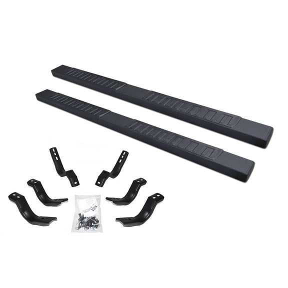 Go Rhino 6862404552T 6" OE Xtreme II Side Steps with Mounting Brackets Kit For 07-19 Silverado 3500 HD, Sierra 2500 HD, Silverado 1500, Silverado 2500 HD, Sierra 1500, Sierra 3500 HD(Standard Cab