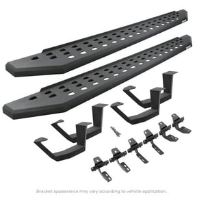 Go Rhino 6943068020PC RB20 Running Boards with Mounting Brackets, 2 Pairs Drop Steps Kit For Ram 19-24 1500 (Extended Cab Pickup)