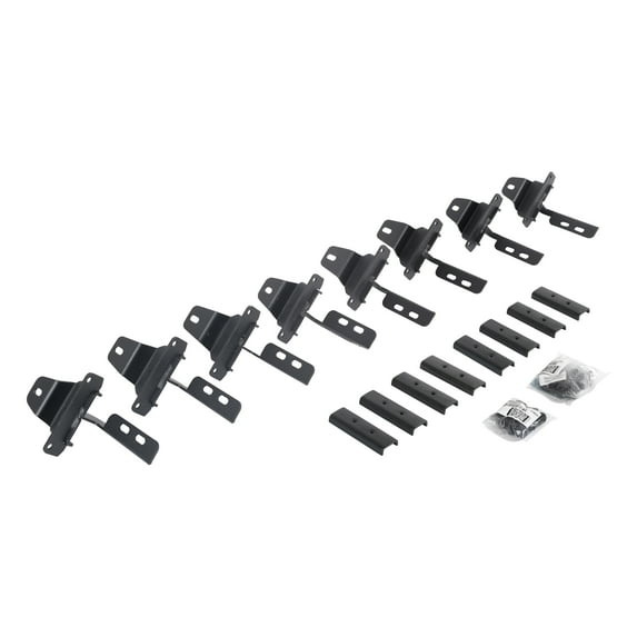 Go Rhino 6945165 RB10/RB20 Running Boards - MOUNTING BRACKETS ONLY For Jeep 20-23 Gladiator (Crew Cab Pickup)