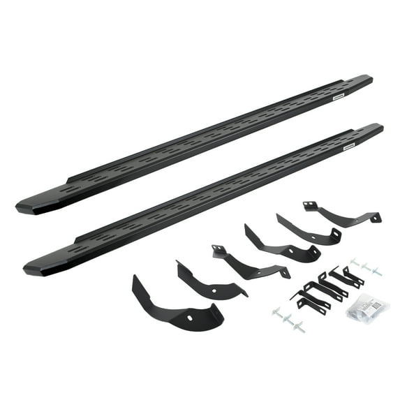 Go Rhino 69605187PC RB30 Running Boards with Mounting Bracket Kit For Chevrolet 15-19 Silverado 2500 HD, Chevrolet 15-19 Silverado 3500 HD, GMC 15-19 Sierra 2500 HD, GMC 15-19 Sierra 3500 HD (Crew Cab
