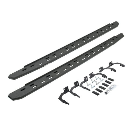 Go Rhino 69610687ST RB30 Slim Line Running Boards with Mounting Bracket Kit For Ram 11-14 1500, Ram 11-24 2500, Ram 11-24 3500, Dodge 09-10 Ram 1500, Dodge 10 Ram 2500, Dodge 10 Ram 3500 (Crew Cab