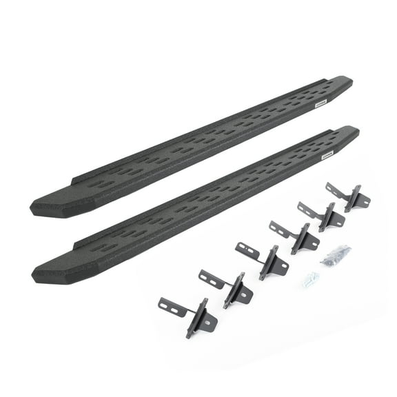 Go Rhino 69612973T RB30 Running Boards with Mounting Bracket Kit For Ford 21-24 Bronco
