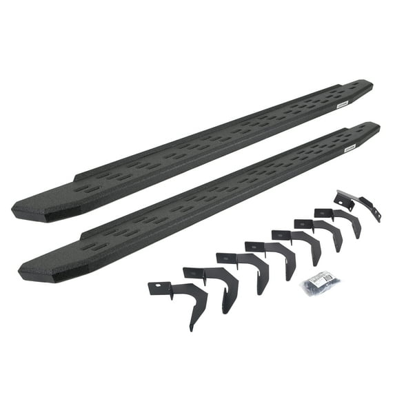 Go Rhino 69623580T RB30 Running Boards with Mounting Bracket Kit For Chevrolet 15-24 Colorado, GMC 15-24 Canyon (Crew Cab Pickup)