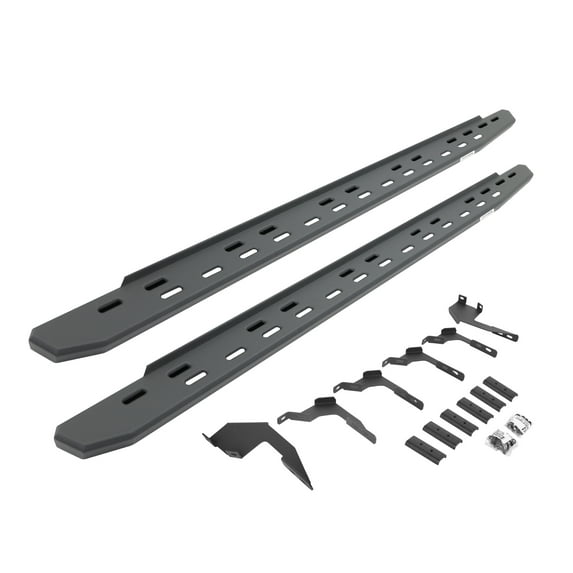 Go Rhino 69636880SPC RB30 Slim Line Running Boards with Mounting Bracket Kit For Ford 19-24 Ranger (Crew Cab Pickup)