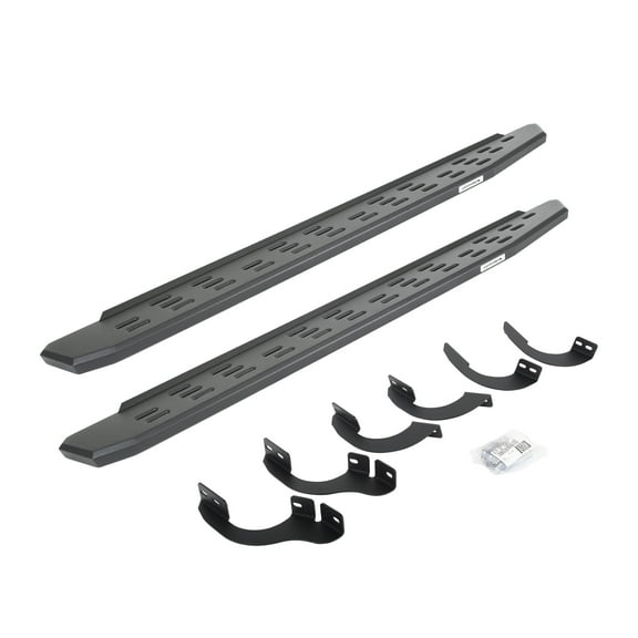 Go Rhino 69642568PC RB30 Running Boards with Mounting Bracket Kit For 14-23 4Runner Fits select: 2016 TOYOTA 4RUNNER SR5/LIMITED/SR5 PREMIUM, 2019 TOYOTA 4RUNNER SR5/LIMITED/LIMITED NIGHT SHADE