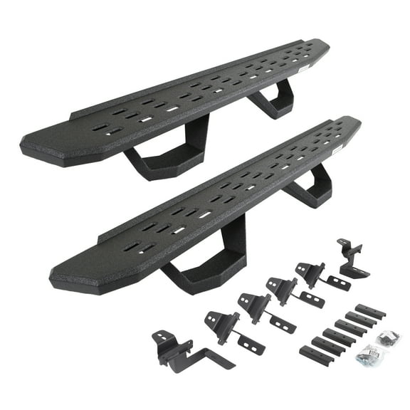 Go Rhino 6965056820T RB30 Running Boards with Mounting Brackets, 2 Pairs Drop Steps Kit For Jeep 18 Wrangler JK, Jeep 07-17 Wrangler Fits select: 2008,2015-2018 JEEP WRANGLER UNLIMITED