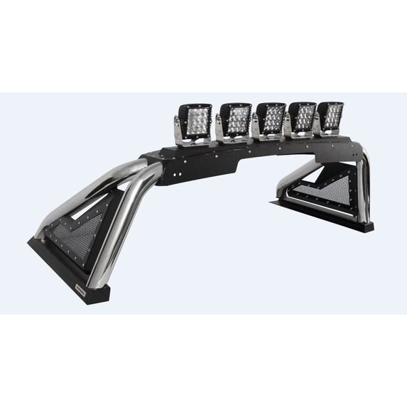 Go Rhino 918600PS Sport Bar 2.0 with Power Actuated Retractable Light Mount For 19-24 Sierra 3500 HD, Silverado 3500 HD, 1500, Silverado 2500 HD, Sierra 2500 HD