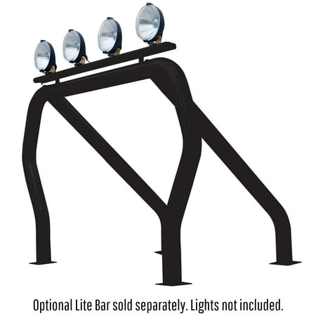 Go Rhino! Bed Bars Complete Kit, Single Bar, Black, Compatible with 1983-2011 Ford Ranger