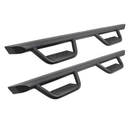 Go Rhino D20080T Dominator Xtreme D2 Side Steps - 80" long - BARS ONLY For 99-24 Ram, Ford, Chevrolet, Toyota, Dodge, GMC