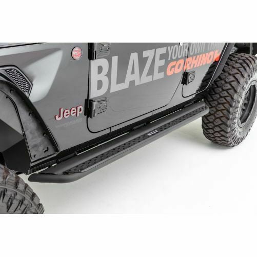 Go Rhino Dominator DSS Sliders Fits 2015-2018 Ram 1500, 2019-2024 1500 Classic (DSS4299T)