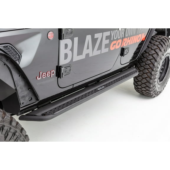 Go Rhino DSS4425T Dominator Xtreme DSS Side Steps with Rocker Panel Mounting Bracket Kit For 14-23 4Runner Fits select: 2014-2022 TOYOTA 4RUNNER